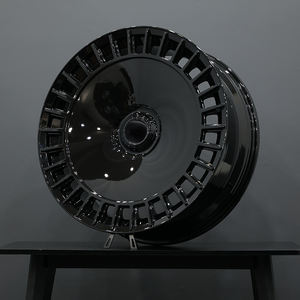 ล้อปลอมแปลงขอบเว้าสีดำสว่าง26นิ้วล้อปลอมแปลงเกรดการบินและอวกาศสำหรับรถบรรทุกไซเบอร์เทสลา2024 - Product Image 3