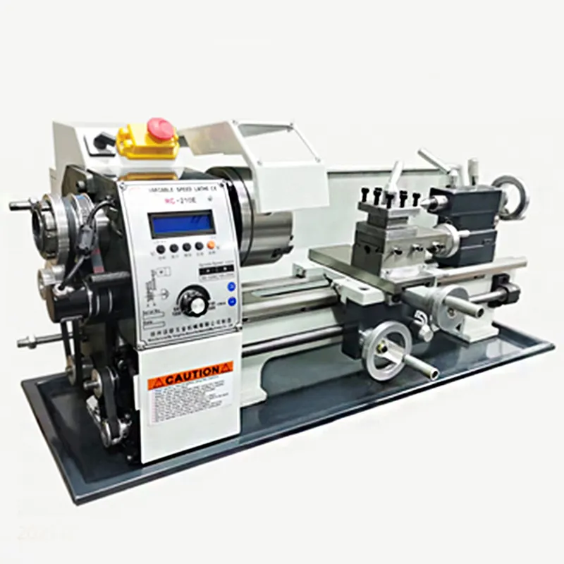 Small Household Lathe 220v Multi-functional 850W Brushless Variable Speed Mini Metal Lathe Machine for DIY Woodworking Machine