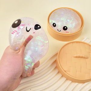 Nouveau Jouet Anti-Stress à Rebond Lent en Forme de Baozi, Simulation de Boulette, Balle à Pression Souple pour Décompression, Cadeau d'Anniversaire - Product Image 3