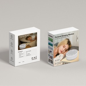 Macchina per altoparlanti a rumore bianco per bambini con USB ricaricabile spegnimento temporizzato per bambini suonatore di suoni per sonno notturno con <span class=keywords><strong>Timer</strong></span> per luci notturne - Product Image 3