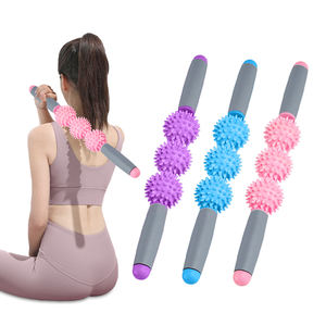 Langer Yoga Roller Stick für Tiefen gewebe <span class=keywords><strong>massage</strong></span> Körper Schulter Muskel <span class=keywords><strong>massage</strong></span> gerät Therapeut ische Rollt herapie Stick - Product Image 3