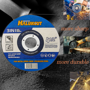 Chất lượng cao 4 ''107 mét Oxit nhôm kim loại sắc nét cắt mài mòn đĩa nhà máy giá đĩa bánh xe cho các công cụ phần cứng công cụ đĩa - Product Image 1