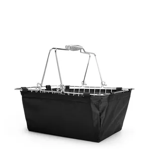 skin care retail mini store wire metal shopping basket