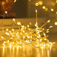 Guirlandes lumineuses LED Owl Firecracker multicolores scintillantes en cluster sur fil de cuivre, étanches pour l'extérieur, décoratives pour les fêtes