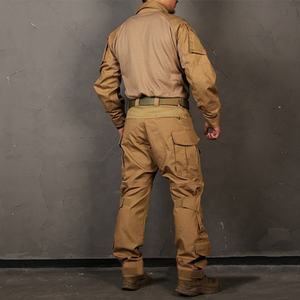 ชุดฝึกซ้อมลายพรางแบบมัลติคาโม่ G3 แบบกำหนดเอง ชุดเสื้อผ้ารบ เสื้อและกางเกงยุทธวิธี พร้อมแผ่นรองเข่า - Product Image 4