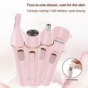 <span class=keywords><strong>Épilateur</strong></span> sans douleur 4 en 1 pour femmes Mini tondeuse à <span class=keywords><strong>nez</strong></span> et rasoir à sourcils pour usage domestique - Product Image 6