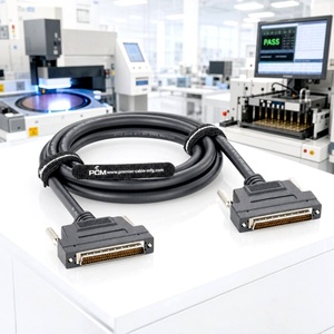 Kabel SCSI HPDB68 Male to Male dengan Pengunci Sekrup untuk Sistem Akuisisi Data Industri Kompatibel dengan Advantech PCL-10168 - Product Image 2