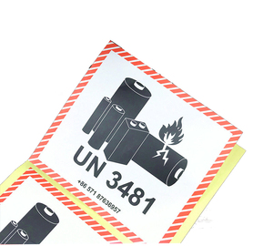 Hot bán không thấm nước OEM dính nhãn vận chuyển giá rẻ giá đồng in dán dễ vỡ tùy chỉnh dán dễ vỡ - Product Image 6