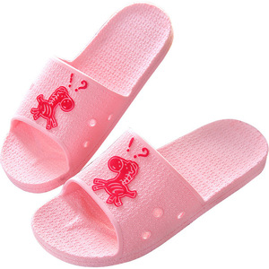 Men's and women's summer wear-resistant thick-soled <b>slippers</b>, couple <b>slippers</b>, home indoor bathroom shower <b>slippers</b> wholesale. - Product Image 3