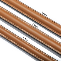 Sangles en D courtes en cuir grainé de qualité supérieure de Meetee B-S5125 avec poignée en relief 3D pour sacs structurés