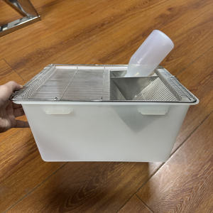 Gabbia per Roditori da Laboratorio H1 in Plastica <span class=keywords><strong>PP</strong></span> di Alta Qualità con Box per Alimentazione e Osservazione per Topi Ratti e Criceti - Product Image 3