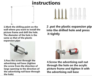 Tùy chỉnh quảng cáo trong nhà dẫn ánh sáng Hộp hình chữ nhật Acrylic hiển thị nhôm khung vuông mô hình đứng bền - Product Image 5