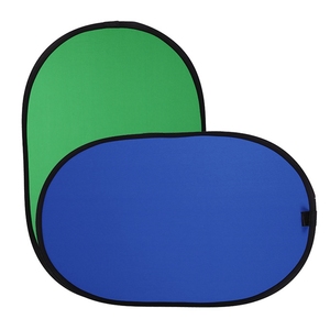 Cloth Panel Photo Studio Video Movie Film Camera Phone Shoot Photography Solid Color Muslin <strong>Background</strong> Oval Blue Green Backdrop - Product Image 1