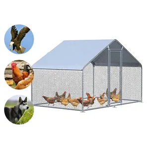 Modern Detachable Prefab Outside Welded Wire Chicken Run Chicken Coop Run Walk In For Hens