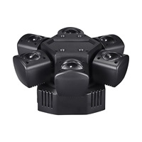 Mini Projecteur Laser LED à Six Bras King Kong, Contrôle Vocal, IP65, pour Scène, DJ, KTV, Ambiance, Personnalisation OEM