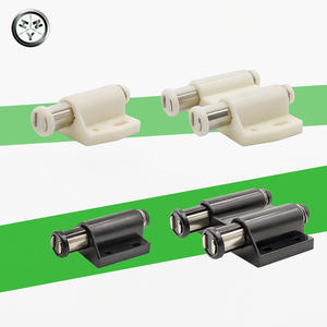 Loquet de porte magnétique avec boîtier en plastique et métal, fermeture douce à pousser pour meubles et armoires - Product Image 5