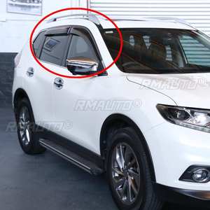 Car Window <b>Deflectors</b> for Nissan X-Trail T32 2013 2014 2015 2016 2018 2019-2021 Sun <b>Rain</b> Shield Door Window Visor Weather Shield - Product Image 3