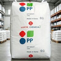 Granulés de PP copolymère vierge Lotte PP J-550S, haute transparence, haute fluidité, qualité alimentaire pour contenants alimentaires et emballages cosmétiques