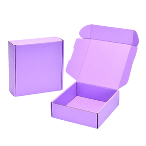 Caja de Envío Cuadrada de Cartón Corrugado PackGift, Cajas de Cartón para Envíos, Estampado, Materiales Reciclados, Almacenamiento de Calcetines, Laminación Mate, Grabado en Relieve - Product Image 3