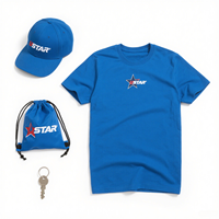 Kit de promotion de vêtements T-shirt en coton lourd Fourre-tout en corde Chapeau de papa Ensembles d'uniformes de marque Événements d'équipe Remise en gros