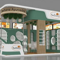 Stand d'exposition modulaire haut de gamme MEGA pour boutique de mode moderne, événement commercial ou présentation en centre commercial