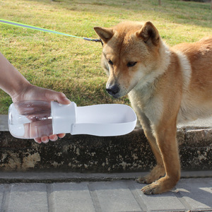 <b>Foldable</b> <b>Water</b> <b>Bottle</b> 300ml Portable With Garbage Bag Set For Pets Travel - Product Image 5