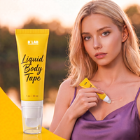 Colle corporelle liquide pour robe de mode, adhésif corporel en roll-on à tenue forte, respectueux de la peau, hypoallergénique et résistant à la transpiration