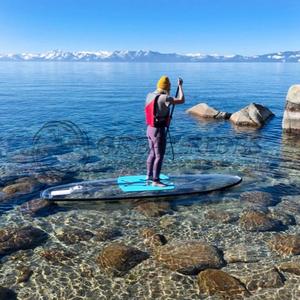 Superventas 10.6ft Transparente Stand Up Clear Bottom <span class=keywords><strong>Paddle</strong></span> Sup Board Tabla de surf en el mar - Product Image 5
