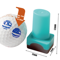 Logo personnalisé monogramme balle de golf timbres à séchage rapide encre en caoutchouc accessoires de golf