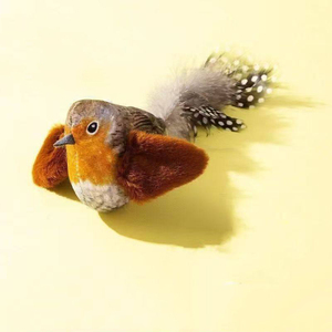 Jouet interactif pour chat avec plumes, jouet suspendu en peluche en forme d'oiseau, jouet d'exercice pour animaux de compagnie, dessin animé, pour chats d'intérieur - Product Image 2