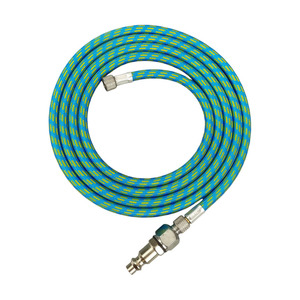 Tuyau d'aérographe noir tressé de 1,8 mètre avec connecteur de 1/8 pouce, prise rapide américaine pour compresseur d'aérographe - Product Image 2