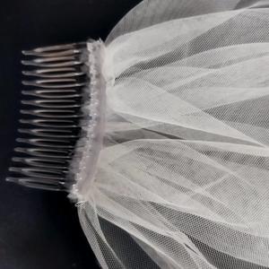 Voile de mariée femme Style coréen courte petite robe de mariée Super fée voyage Photo réseau voile rouge - Product Image 6