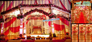 Mandap portable exclusif pour mariage, style colonne romaine, en fibre de verre, couleur personnalisable, pour événements au Royaume-Uni, en Inde, en Louisiane et événements royaux - Product Image 4