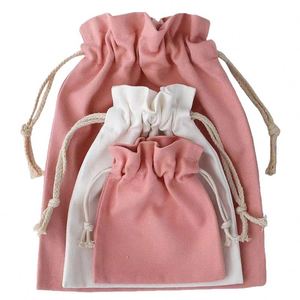 Sacs en toile à cordon personnalisés, couleur et taille au choix, cadeau de mariage, écologiques, réutilisables, en coton, pochettes personnalisées pour fêtes - Product Image 2