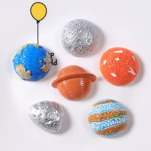 Kawaii Charms Slime Accessories Aerospace Series Resin Planet Earth DIY Craft Charms Flat Back Resin Charms For Phone Decor