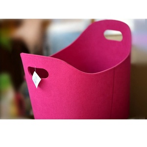 OEM all'ingrosso pieghevole pieghevole <span class=keywords><strong>feltro</strong></span> cestino di immagazzinaggio <span class=keywords><strong>per</strong></span> legna da ardere di stoccaggio - Product Image 4