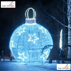Bola de Navidad LED IP44 IP65, tamaño personalizable, luz decorativa gigante para festividades - Product Image 5