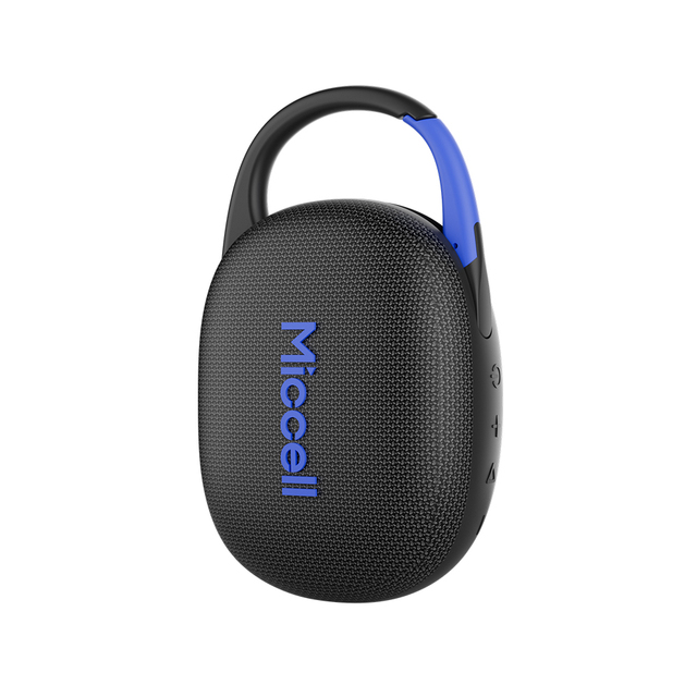 Mini Portable IPX7 Waterproof Speaker with Sports Hook & TPE Body, Wireless Outdoor Speaker for Hiking Camping Travel