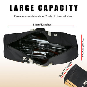 Free sample Drum <b>Accessories</b> Stick <b>Bag</b> Drumstick Holder Storage <b>Bag</b> Case for Drum Set, Drummers <b>Bag</b> with 2 Pair Drum Sticks - Product Image 3