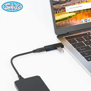 Docking Station Usb multiporta a 3 porte All in One HUB Mini adattatore USB HUB per laptop adattatore HUB dati di trasferimento Computer