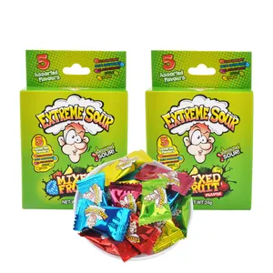 wholesale suppliers hard candy fruit halal sweet bags boxes gift packages kids snacks Acid hard candy