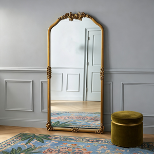 <span class=keywords><strong>Miroir</strong></span> mural ou de sol <span class=keywords><strong>d</strong></span>écoratif en bois <span class=keywords><strong>doré</strong></span> sculpté <span class=keywords><strong>à</strong></span> <span class=keywords><strong>la</strong></span> main, motif colibri et floral, finition <span class=keywords><strong>or</strong></span> antique, pour salon, chambre, entrée, maison - Product Image 4