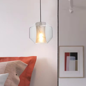 Nouvel arrivage de lustre en verre de personnalité lampe de restaurant suspension à cadre en marbre moderne pour îlot de cuisine - Product Image 2
