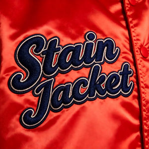 Custom Men's <strong>Red</strong> Nylon Bomber <strong>Jacket</strong> Oversized Satin Streetwear Embroidered Letter <strong>Jacket</strong> Windproof Men's Satin Bomber <strong>Jacket</strong> - Product Image 3