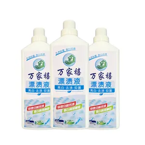 Detergentes Lavanderia Poderosa Limpeza Branqueamento 1 kg Flash Bleach Líquido