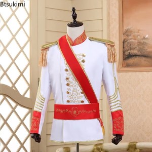 Nuovi Completi da Cerimonia Europei Grand Marshal Palace, Abiti da Scena Retrò alla Moda, Uniformi da Matrimonio, Set per Tamburi e Guardia d'<span class=keywords><strong>Onore</strong></span> Maschili - Product Image 1