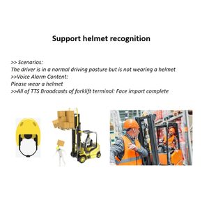 Système d'alarme de détection de fatigue, de fumage et d'appels Richmor AI DSM, système d'alarme de zone aveugle BSD, système d'alarme de surveillance de chariot élévateur - Product Image 4