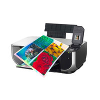 Feuille A4 imprimable Film holographique Revêtement coulé Impression jet d'encre Métallisé Autocollant adhésif imperméable Découpé 140g Base blanche