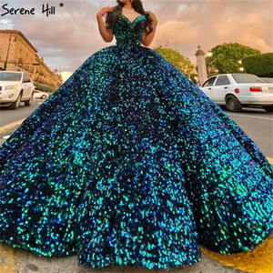green ball dress
