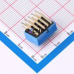 DA-05-B DIP Switch Through hole Component (THT) Switch ( Number of Switch Sections: 5 )( Lead Spacing: 2.54mm )( Color: Blue ) - Product Image 2